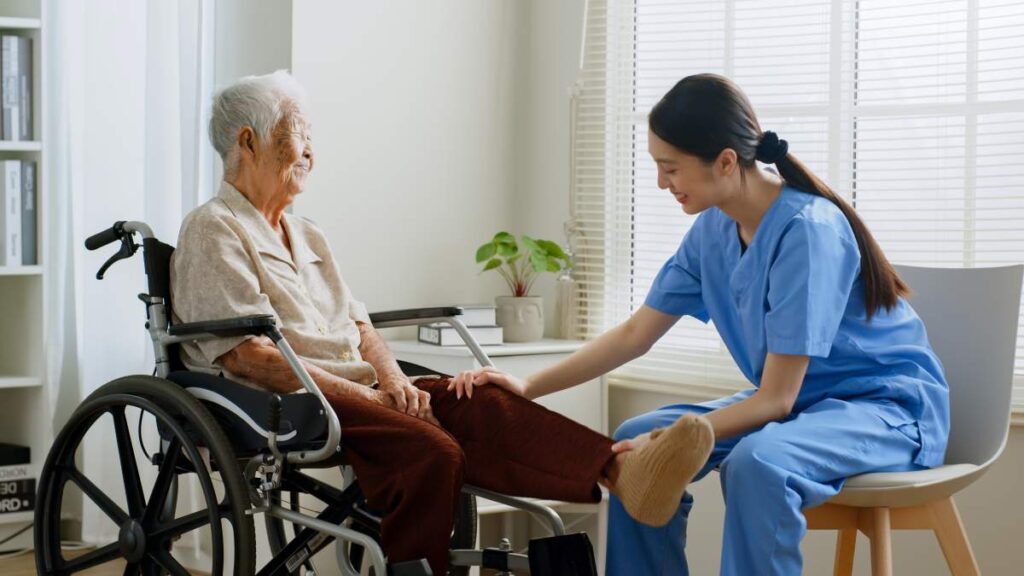 Caregiver photo from Adobe Stock